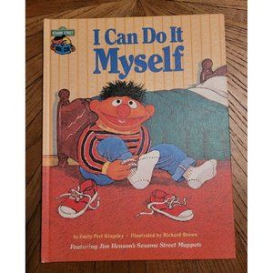 Sesame Street Book Club, I Can Do It Myself, 1980 Vintage Hardcover, Excellent